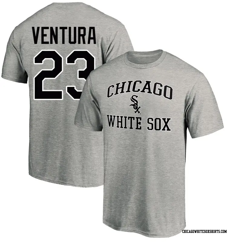 Youth Chicago White Sox ＃23 Robin Ventura Gray Heart & Soul Name & Number T-Shirt