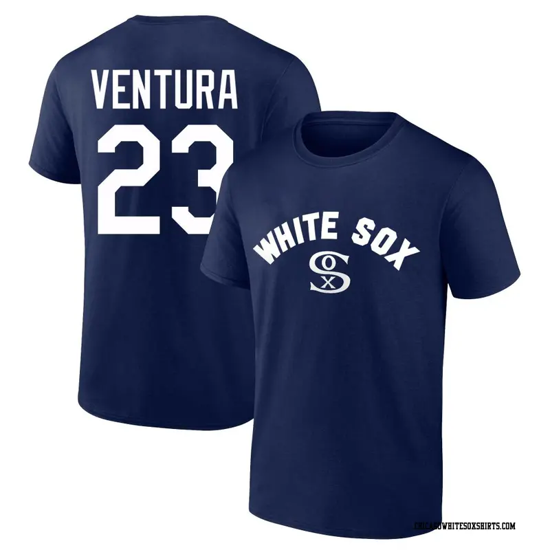 Youth Chicago White Sox ＃23 Robin Ventura Navy Cooperstown Winning Streak Alternate Name & Number T-Shirt